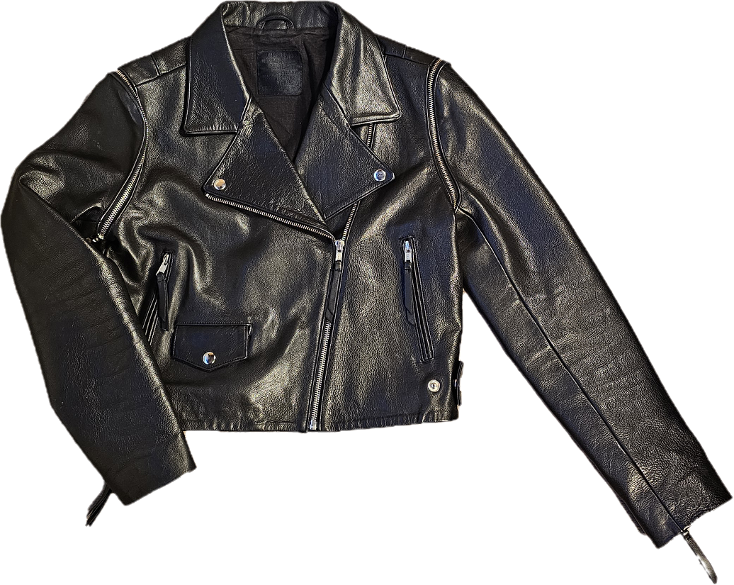 Lederjacke/Weste JUST FEMALE Gr. M/38