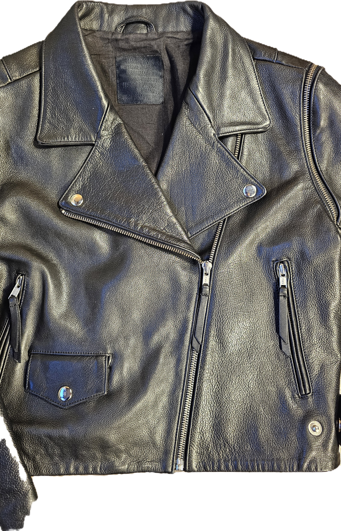 Lederjacke/Weste JUST FEMALE Gr. M/38