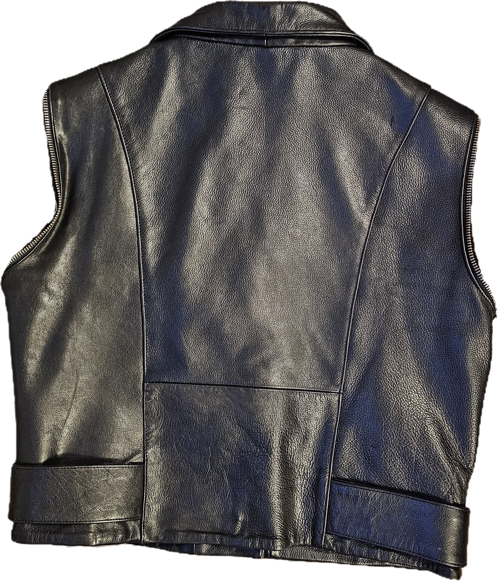 Lederjacke/Weste JUST FEMALE Gr. M/38