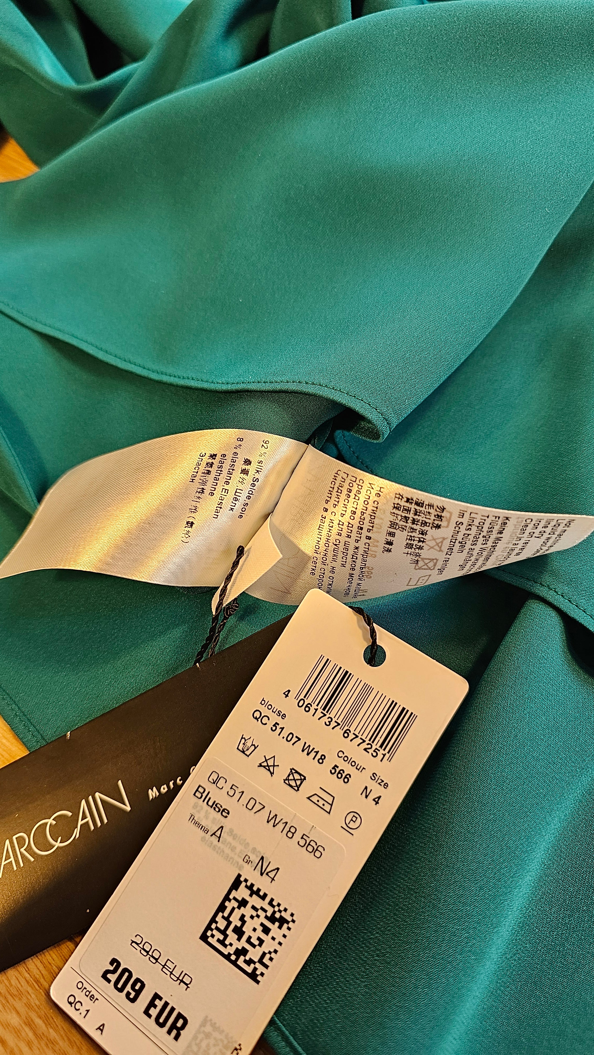 Seidenbluse MARC CAIN Gr. L/XL 40/42