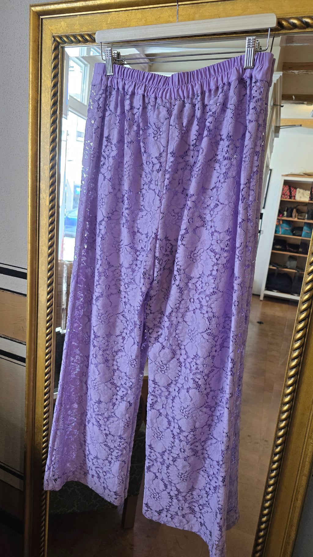 Transparente Hose SÉZANE Gr. M/L 40