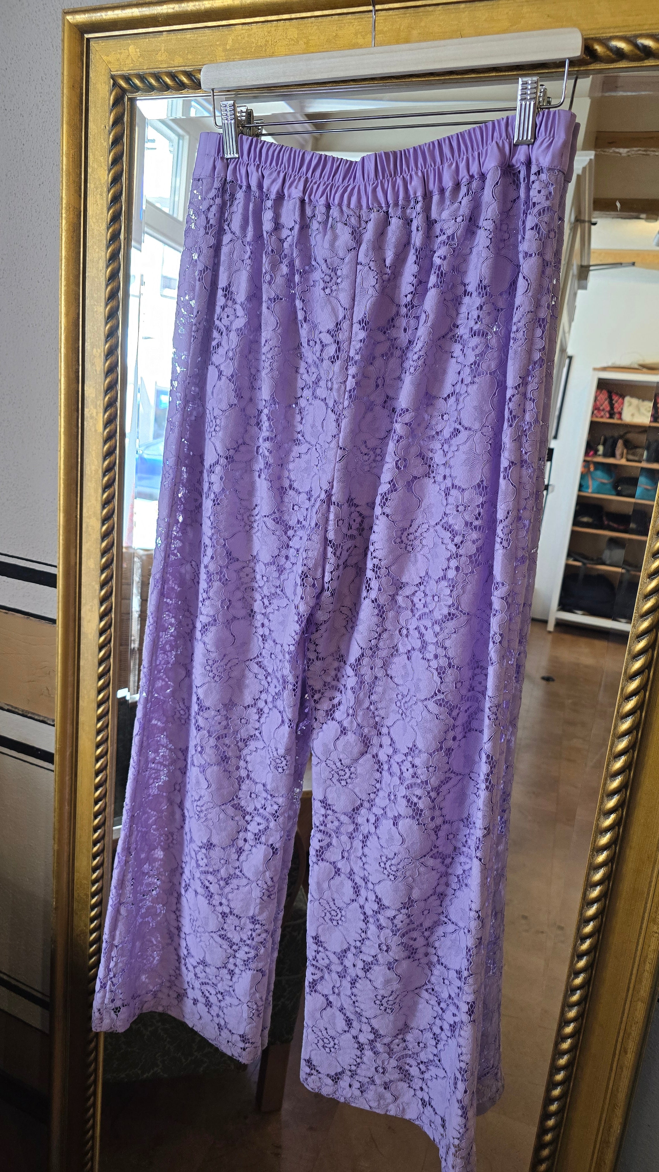 Transparente Hose SÉZANE Gr. M/L 40