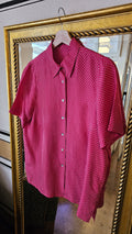 Seidenbluse VINTAGE Gr. L 40