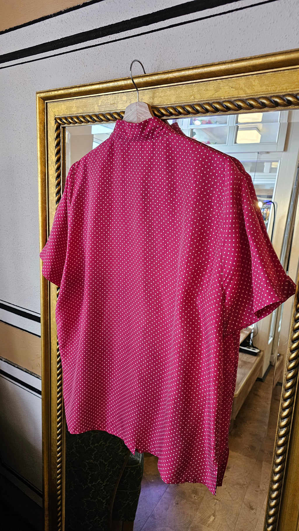 Seidenbluse VINTAGE Gr. L 40